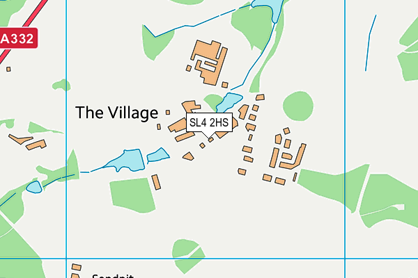 SL4 2HS map - OS VectorMap District (Ordnance Survey)
