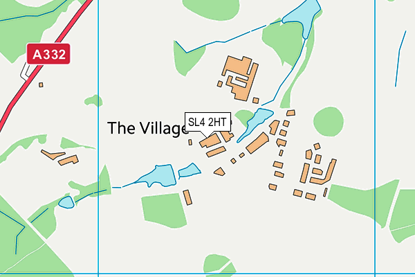 SL4 2HT map - OS VectorMap District (Ordnance Survey)