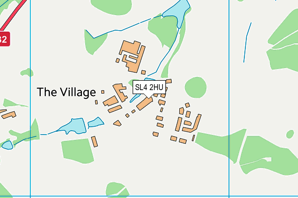 SL4 2HU map - OS VectorMap District (Ordnance Survey)