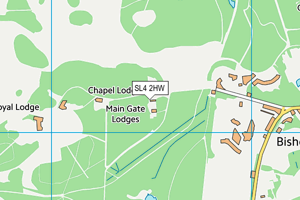 SL4 2HW map - OS VectorMap District (Ordnance Survey)