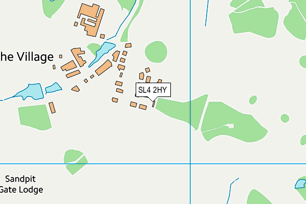 SL4 2HY map - OS VectorMap District (Ordnance Survey)