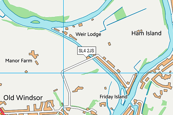 SL4 2JS map - OS VectorMap District (Ordnance Survey)