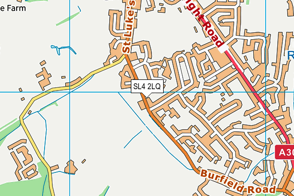 SL4 2LQ map - OS VectorMap District (Ordnance Survey)
