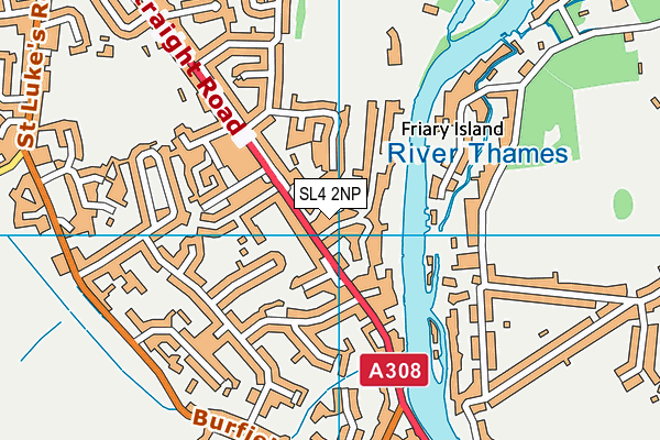 SL4 2NP map - OS VectorMap District (Ordnance Survey)