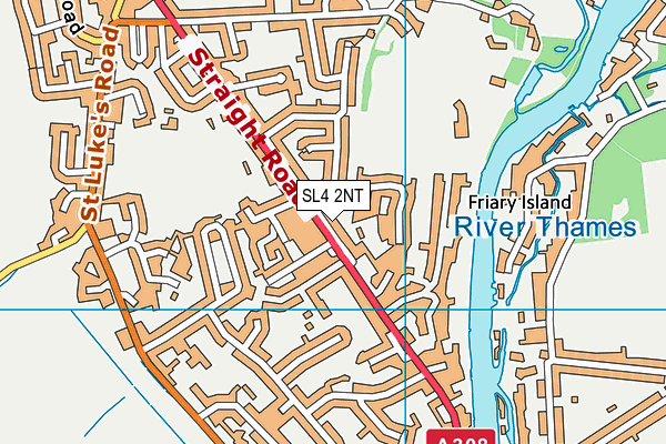 SL4 2NT map - OS VectorMap District (Ordnance Survey)
