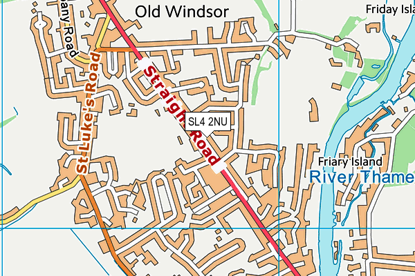SL4 2NU map - OS VectorMap District (Ordnance Survey)