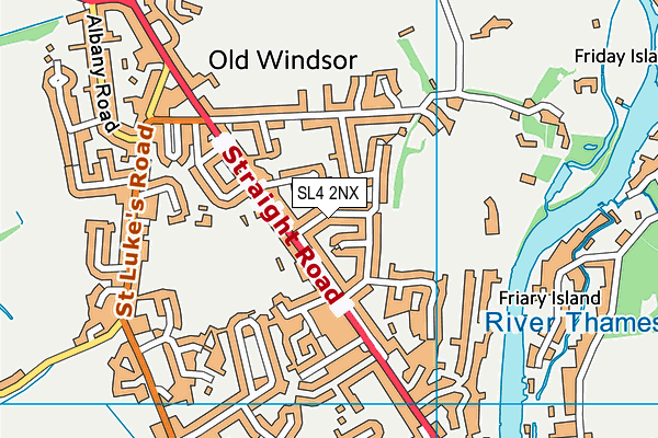 SL4 2NX map - OS VectorMap District (Ordnance Survey)