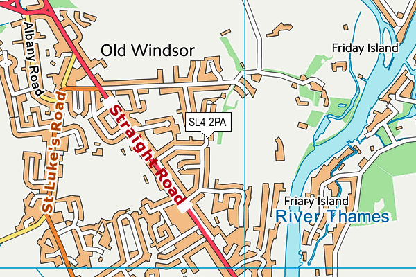 SL4 2PA map - OS VectorMap District (Ordnance Survey)