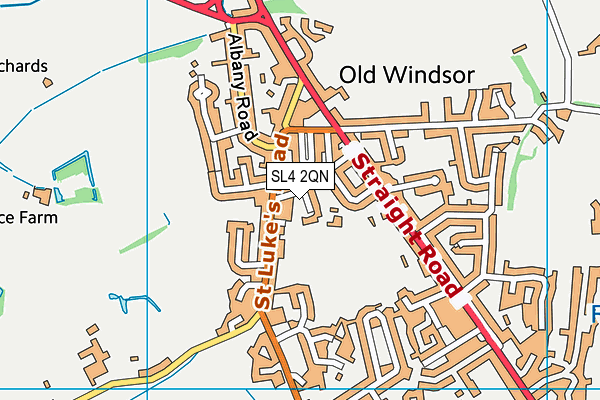 SL4 2QN map - OS VectorMap District (Ordnance Survey)