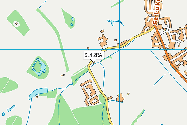 SL4 2RA map - OS VectorMap District (Ordnance Survey)
