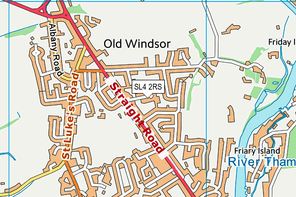 SL4 2RS map - OS VectorMap District (Ordnance Survey)