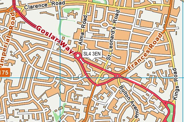 SL4 3EN map - OS VectorMap District (Ordnance Survey)