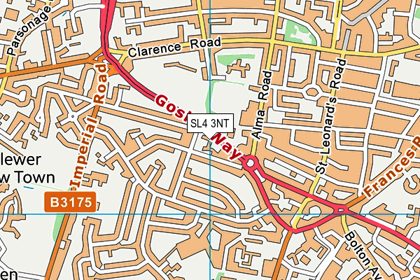 SL4 3NT map - OS VectorMap District (Ordnance Survey)