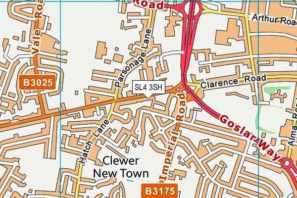 SL4 3SH map - OS VectorMap District (Ordnance Survey)
