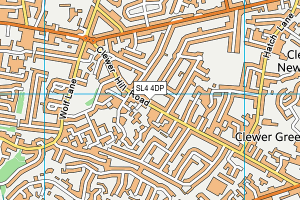 SL4 4DP map - OS VectorMap District (Ordnance Survey)