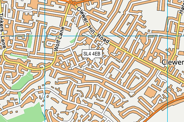 SL4 4EB map - OS VectorMap District (Ordnance Survey)
