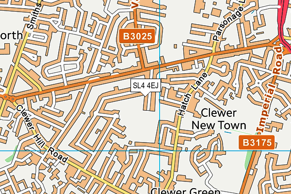 SL4 4EJ map - OS VectorMap District (Ordnance Survey)