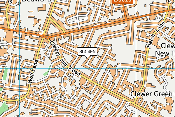 SL4 4EN map - OS VectorMap District (Ordnance Survey)