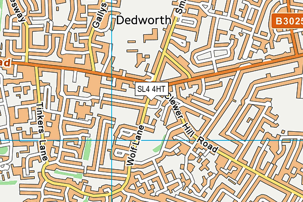 SL4 4HT map - OS VectorMap District (Ordnance Survey)
