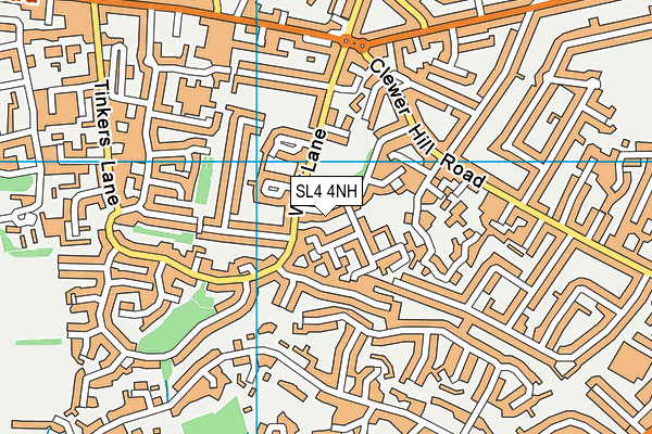 SL4 4NH map - OS VectorMap District (Ordnance Survey)