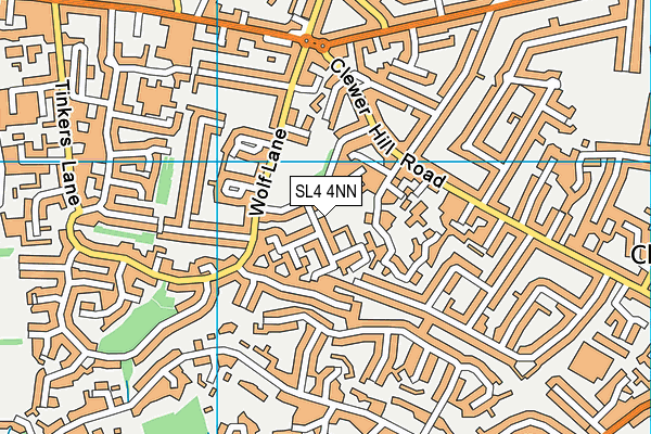 SL4 4NN map - OS VectorMap District (Ordnance Survey)