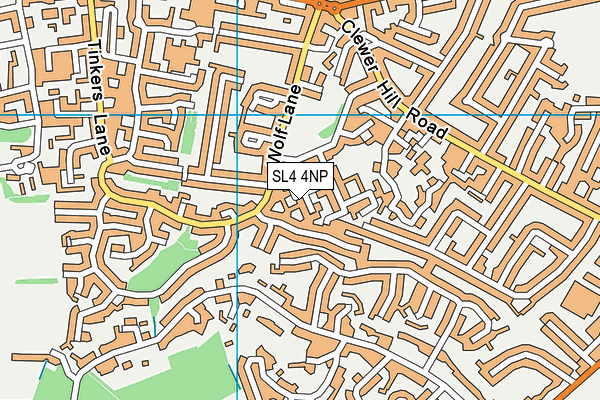 SL4 4NP map - OS VectorMap District (Ordnance Survey)