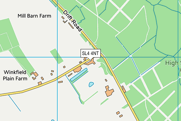 SL4 4NT map - OS VectorMap District (Ordnance Survey)