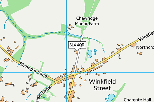 SL4 4QR map - OS VectorMap District (Ordnance Survey)