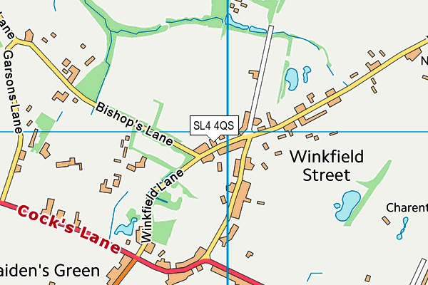 SL4 4QS map - OS VectorMap District (Ordnance Survey)