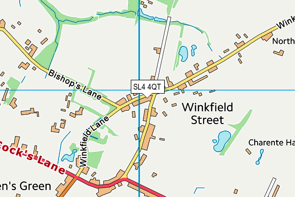 SL4 4QT map - OS VectorMap District (Ordnance Survey)