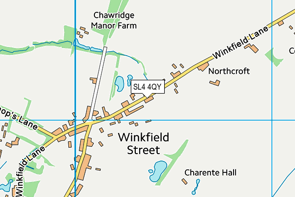 SL4 4QY map - OS VectorMap District (Ordnance Survey)