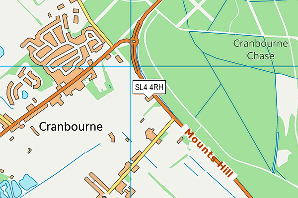 SL4 4RH map - OS VectorMap District (Ordnance Survey)