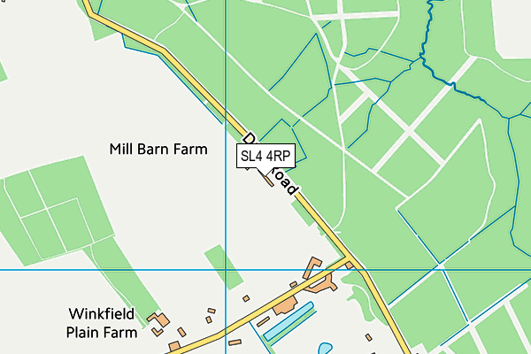 SL4 4RP map - OS VectorMap District (Ordnance Survey)