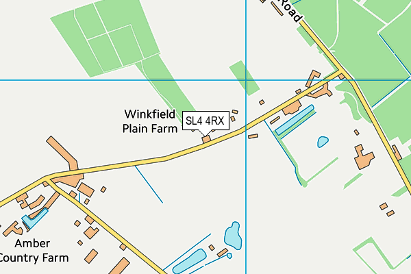 SL4 4RX map - OS VectorMap District (Ordnance Survey)