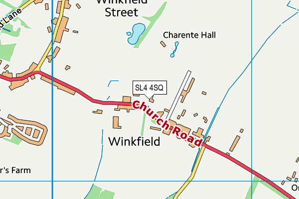 SL4 4SQ map - OS VectorMap District (Ordnance Survey)