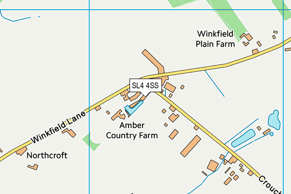 SL4 4SS map - OS VectorMap District (Ordnance Survey)