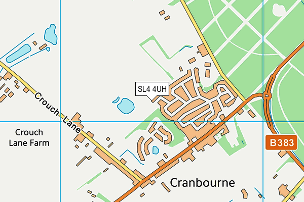 SL4 4UH map - OS VectorMap District (Ordnance Survey)