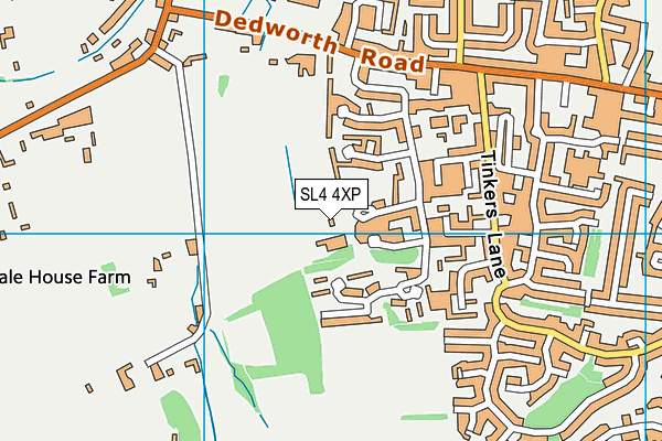 Alexander First School map (SL4 4XP) - OS VectorMap District (Ordnance Survey)