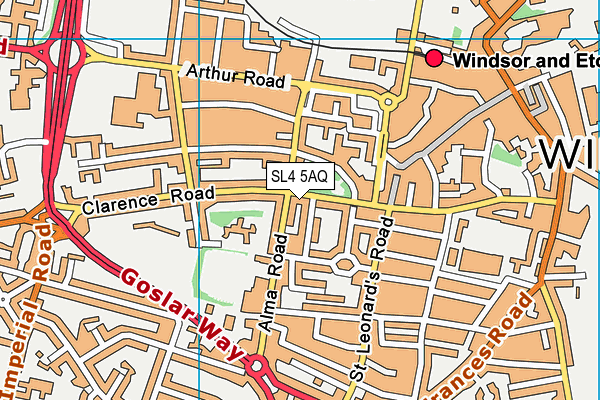 Map of 24 CLARENCE ROAD LIMITED at district scale