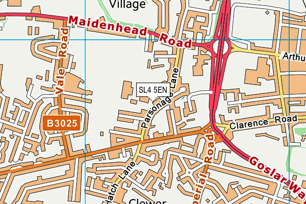 SL4 5EN map - OS VectorMap District (Ordnance Survey)
