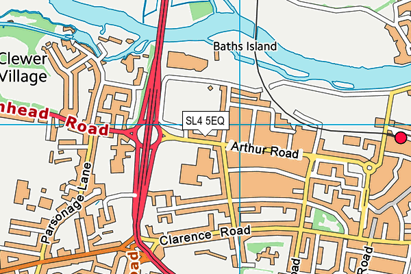 SL4 5EQ map - OS VectorMap District (Ordnance Survey)