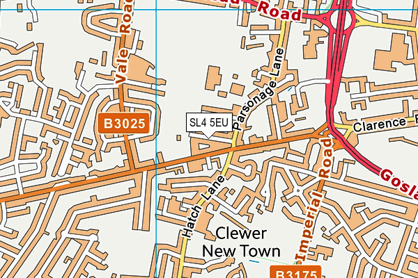 SL4 5EU map - OS VectorMap District (Ordnance Survey)