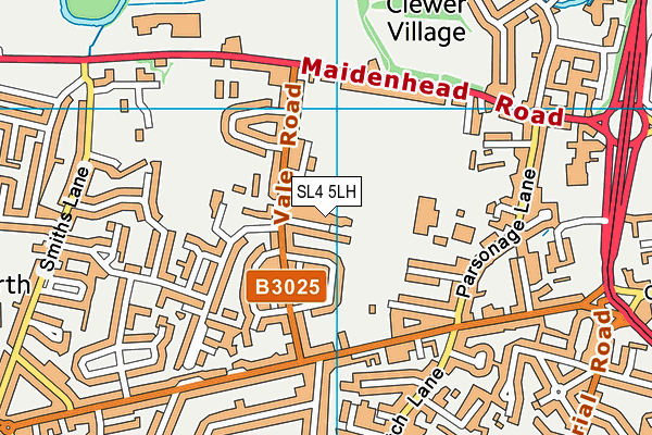 SL4 5LH map - OS VectorMap District (Ordnance Survey)