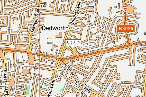 SL4 5LP map - OS VectorMap District (Ordnance Survey)