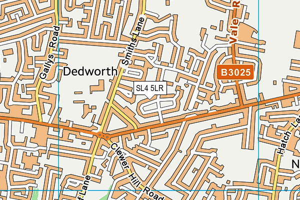 SL4 5LR map - OS VectorMap District (Ordnance Survey)