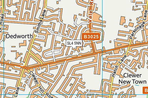 SL4 5NN map - OS VectorMap District (Ordnance Survey)