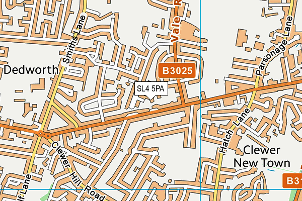 SL4 5PA map - OS VectorMap District (Ordnance Survey)