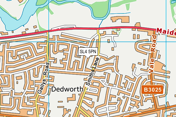 SL4 5PN map - OS VectorMap District (Ordnance Survey)