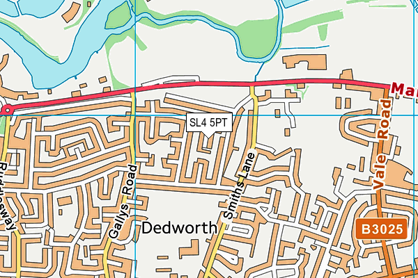 SL4 5PT map - OS VectorMap District (Ordnance Survey)