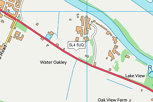 SL4 5UQ map - OS VectorMap District (Ordnance Survey)
